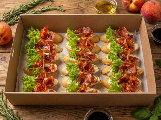 Bruschetta Box chorizo and truffle oil