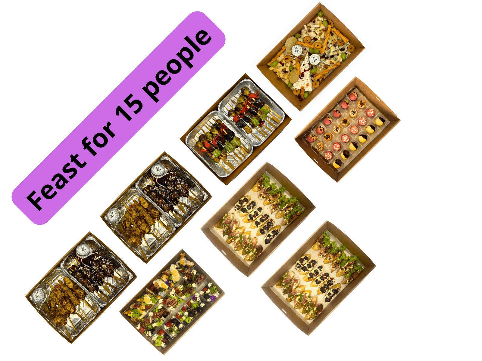 Feast for 15 People - Box Catering