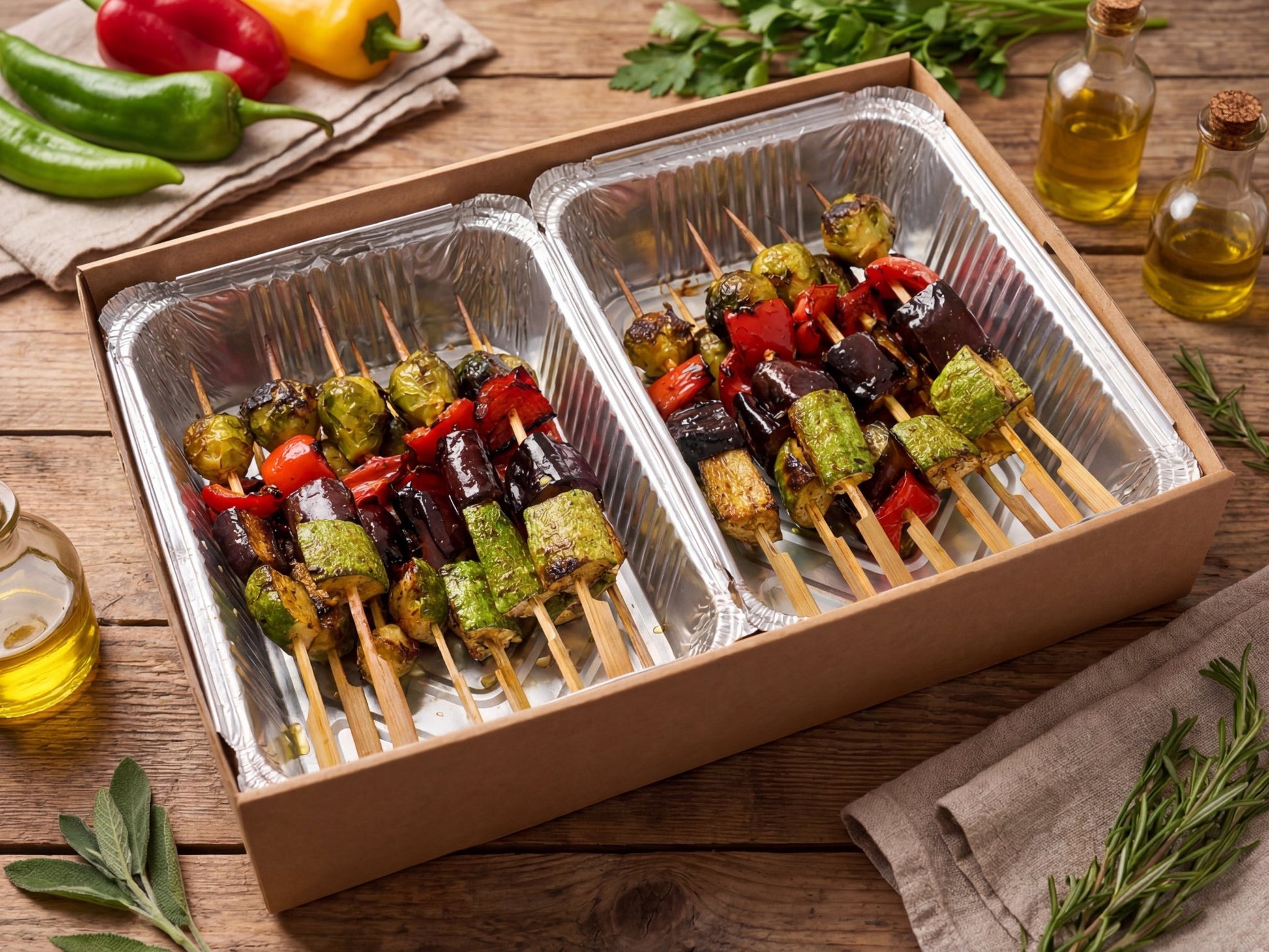 Veggie Grill Box - Box Catering